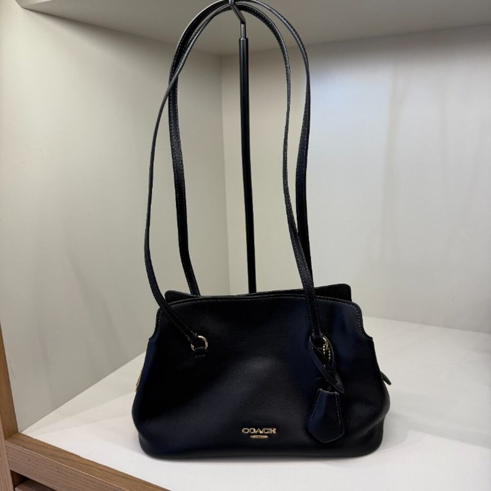 New‼️Coach Elise Shoulder Bag CFP35 Gold/Black